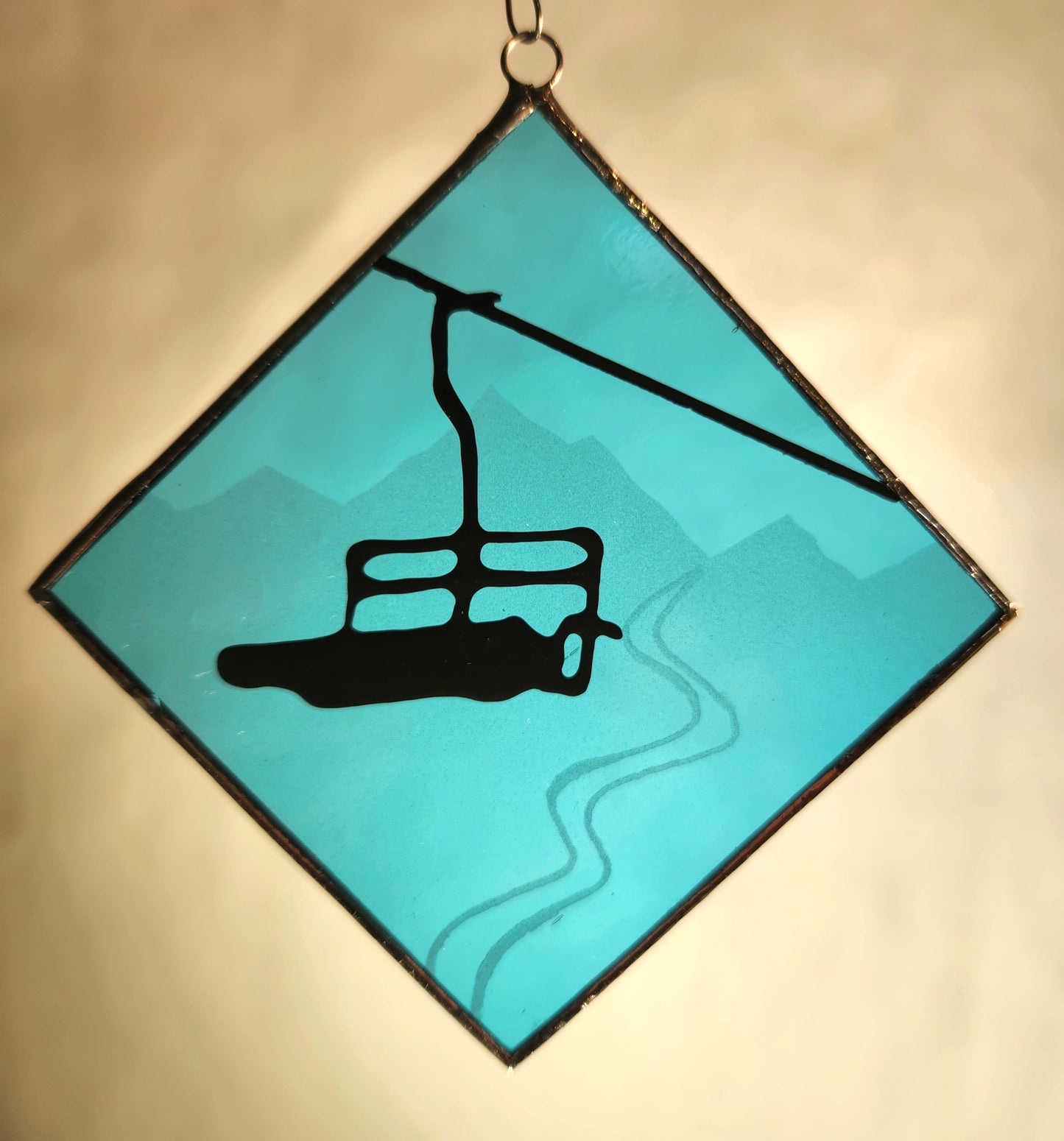 Chairlift Ornament- Turquoise